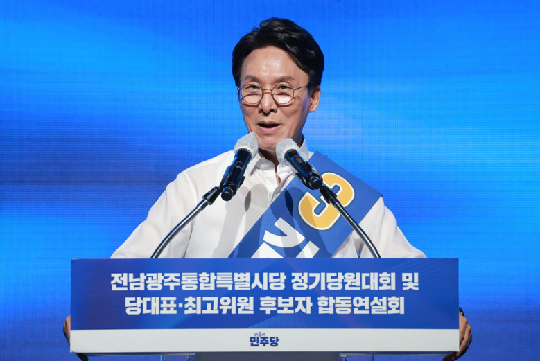 김민석, 승부처 호남서 과반 승리…정...